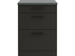 OPTIFIT Madrid420 Küchen-Unterschrank 60 cm Anthrazit Matt