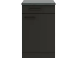 OPTIFIT Madrid420 Küchen-Unterschrank 50 cm Anthrazit Matt