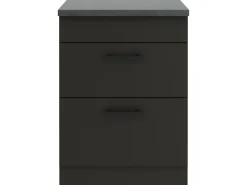 OPTIFIT Madrid420 Küchen-Unterschrank 60 cm Anthrazit Matt