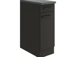 OPTIFIT Madrid420 Küchen-Unterschrank 30 cm Anthrazit Matt