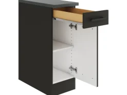 OPTIFIT Madrid420 Küchen-Unterschrank 30 cm Anthrazit Matt