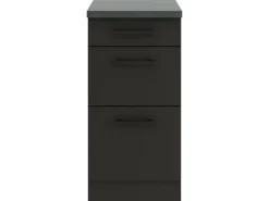 OPTIFIT Madrid420 Küchen-Unterschrank 40 cm Anthrazit Matt