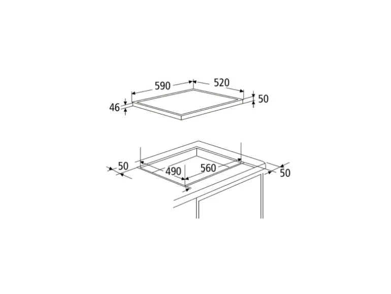 OPTIFIT Madrid420/Nizza407 Küchenzeile 270 cm Anthrazit / Rostrot