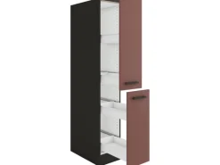 OPTIFIT Nizza407 Küchen-Apothekerschrank 30 cm Rostrot