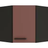 OPTIFIT Nizza407 Küchen-Eckoberschrank 60 x 60 cm Rostrot