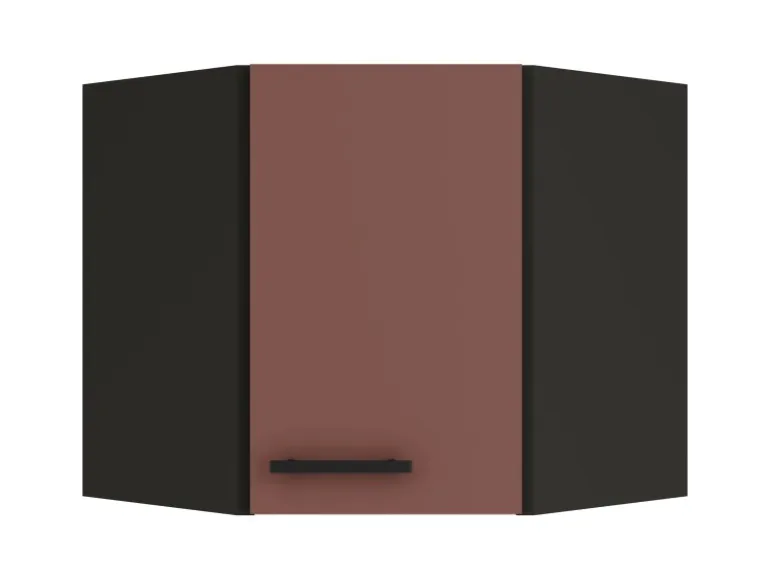 OPTIFIT Nizza407 Küchen-Eckoberschrank 60 x 60 cm Rostrot