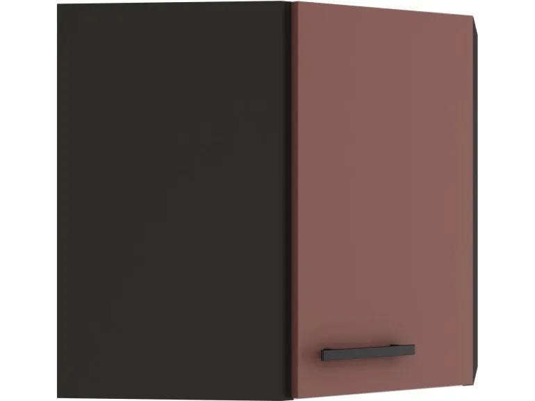 OPTIFIT Nizza407 Küchen-Eckoberschrank 60 x 60 cm Rostrot