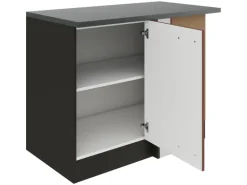 OPTIFIT Nizza407 Küchen-Eck-Unterschrank 110 cm Rostrot