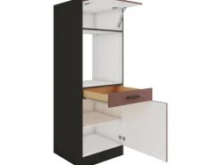 OPTIFIT Nizza407 Küchen-Geräteumbauschrank 60 cm Rostrot