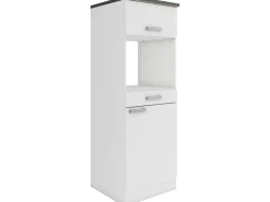 OPTIFIT Oslo214 Küchen-Geräteumbauschrank 60 cm Feinstruktur Weiß