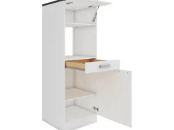 OPTIFIT Oslo214 Küchen-Geräteumbauschrank 60 cm Feinstruktur Weiß