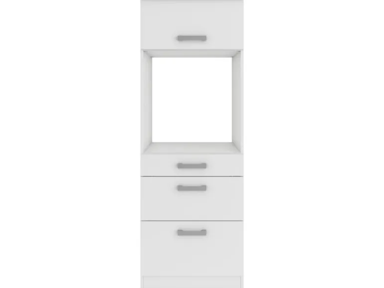 OPTIFIT Oslo214 Küchen-Geräteumbauschrank 60 cm Feinstruktur Weiß