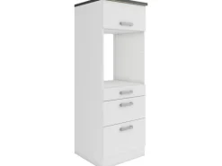 OPTIFIT Oslo214 Küchen-Geräteumbauschrank 60 cm Feinstruktur Weiß