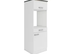 OPTIFIT Oslo214 Küchen-Geräteumbauschrank 60 cm Feinstruktur Weiß