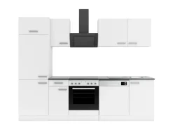 OPTIFIT Oslo214 Küchenzeile 270 cm Weiß