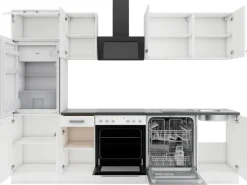 OPTIFIT Oslo214 Küchenzeile 270 cm Weiß