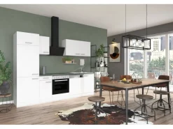 OPTIFIT Oslo214 Küchenzeile 270 cm Weiß