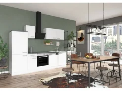 OPTIFIT Oslo214 Küchenzeile 270 cm Weiß