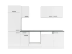 OPTIFIT Oslo214 Küchenzeile 270 cm ohne E-Geräte Weiß