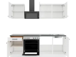 OPTIFIT Oslo214 Küchenzeile 210 cm Weiß