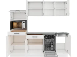 OPTIFIT Oslo214 Küchenzeile 210 cm Weiß