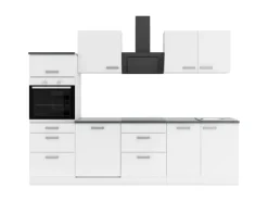 OPTIFIT Oslo214 Küchenzeile 270 cm Weiß