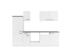 OPTIFIT Oslo214 Küchenzeile 270 cm ohne E-Geräte Weiß