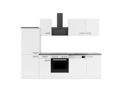 OPTIFIT Oslo214 Küchenzeile 270 cm ohne E-Geräte Weiß