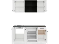 OPTIFIT Oslo214 Miniküche 150 cm Weiß