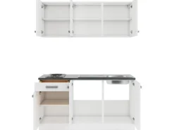 OPTIFIT Oslo214 Miniküche 150 cm Weiß