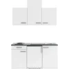 OPTIFIT Oslo214 Miniküche 150 cm Weiß
