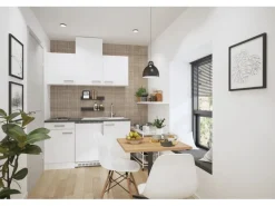 OPTIFIT Oslo214 Miniküche 150 cm Weiß