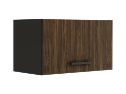 OPTIFIT Rimini409 Küchen-Oberschrank 60 cm Rillendekor Nussbaum