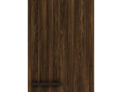 OPTIFIT Rimini409 Küchen-Oberschrank 40 cm Rillendekor Nussbaum