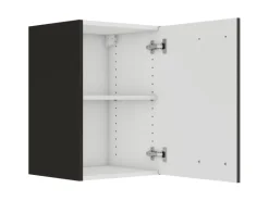 OPTIFIT Rimini409 Küchen-Oberschrank 40 cm Rillendekor Nussbaum
