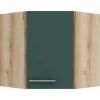 OPTIFIT Savona405 Küchen-Eckoberschrank 60 x 60 cm Steingrün