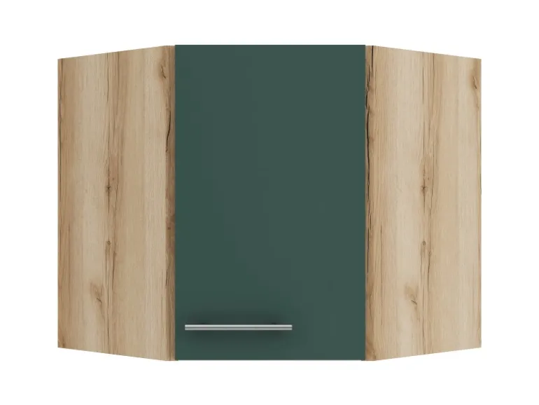 OPTIFIT Savona405 Küchen-Eckoberschrank 60 x 60 cm Steingrün