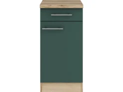 OPTIFIT Savona405 Küchen-Unterschrank 40 cm Steingrün