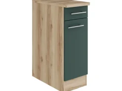 OPTIFIT Savona405 Küchen-Unterschrank 30 cm Steingrün