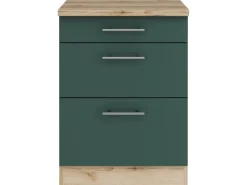 OPTIFIT Savona405 Küchen-Unterschrank 60 cm Steingrün