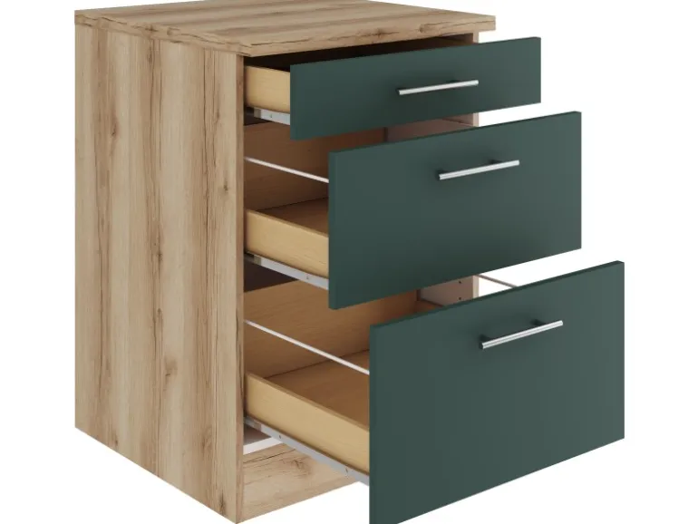 OPTIFIT Savona405 Küchen-Unterschrank 60 cm Steingrün