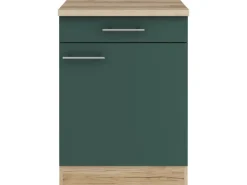 OPTIFIT Savona405 Küchen-Unterschrank 60 cm Steingrün