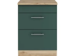 OPTIFIT Savona405 Küchen-Unterschrank 60 cm Steingrün