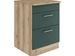 OPTIFIT Savona405 Küchen-Unterschrank 60 cm Steingrün