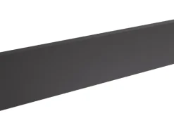 Optifit Sockelleiste mit Dichtung für OPTIkomfort 180 cm x 16,3 cm Anthrazit