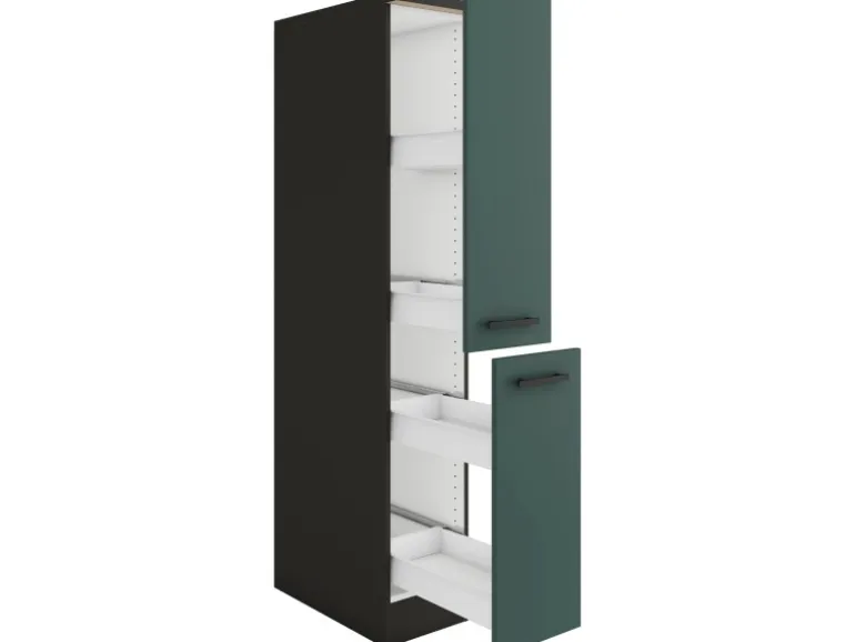 OPTIFIT Verona405 Küchen-Apothekerschrank 30 cm Steingrün
