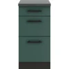 OPTIFIT Verona405 Küchen-Unterschrank 40 cm Steingrün