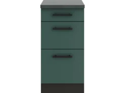 OPTIFIT Verona405 Küchen-Unterschrank 40 cm Steingrün