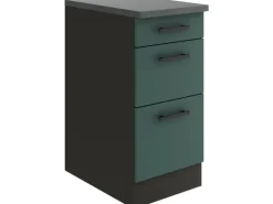 OPTIFIT Verona405 Küchen-Unterschrank 40 cm Steingrün