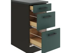 OPTIFIT Verona405 Küchen-Unterschrank 40 cm Steingrün